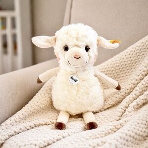 Steiff Lambaloo Plush Lamb Cream Soft Toy w/ Ear Tag